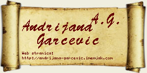 Andrijana Garčević vizit kartica